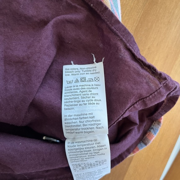 Madewell Dress Womens M Rainbow Pink Striped Mini Button Front A Line Babydoll - Picture 13 of 16